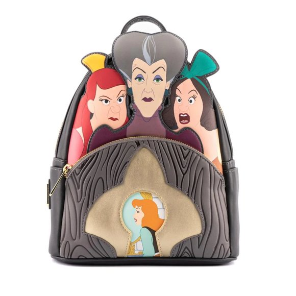 Loungefly Villains Scene Evil Stepmother and Stepsisters Mini Backpack - Picture 1 of 7